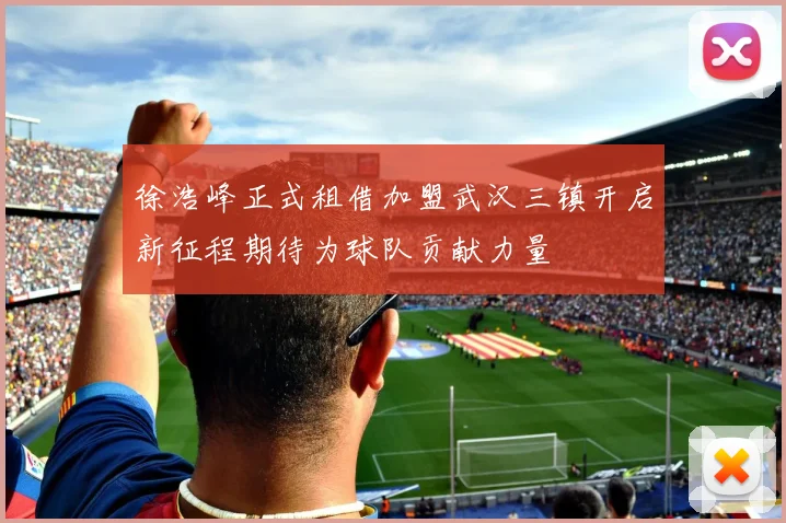 徐浩峰正式租借加盟武汉三镇开启新征程期待为球队贡献力量